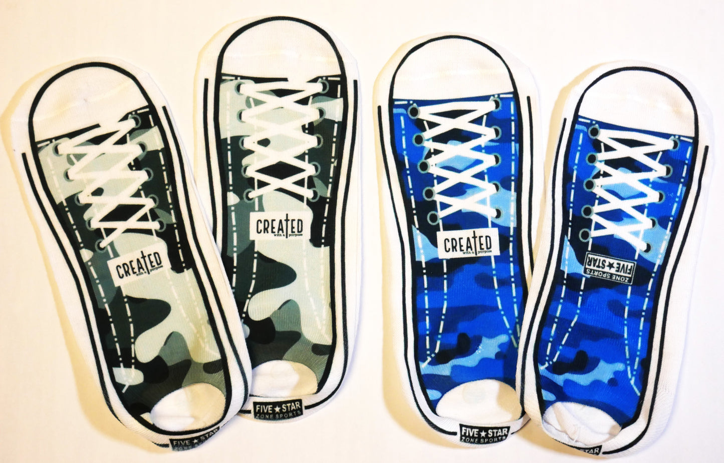 Camo Sneaker Socks