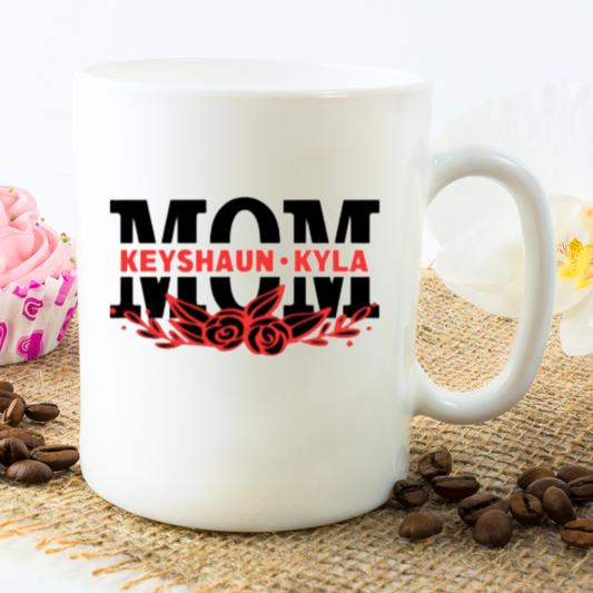 "MOM" mug