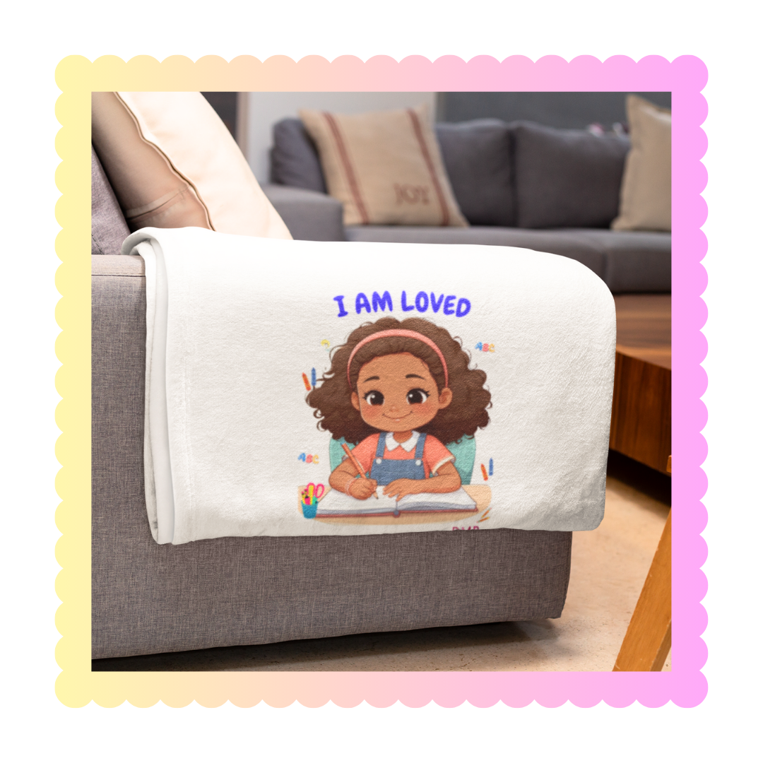 I AM Loved Throw Blanket