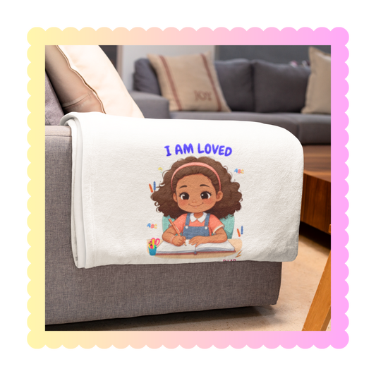 I AM Loved Throw Blanket